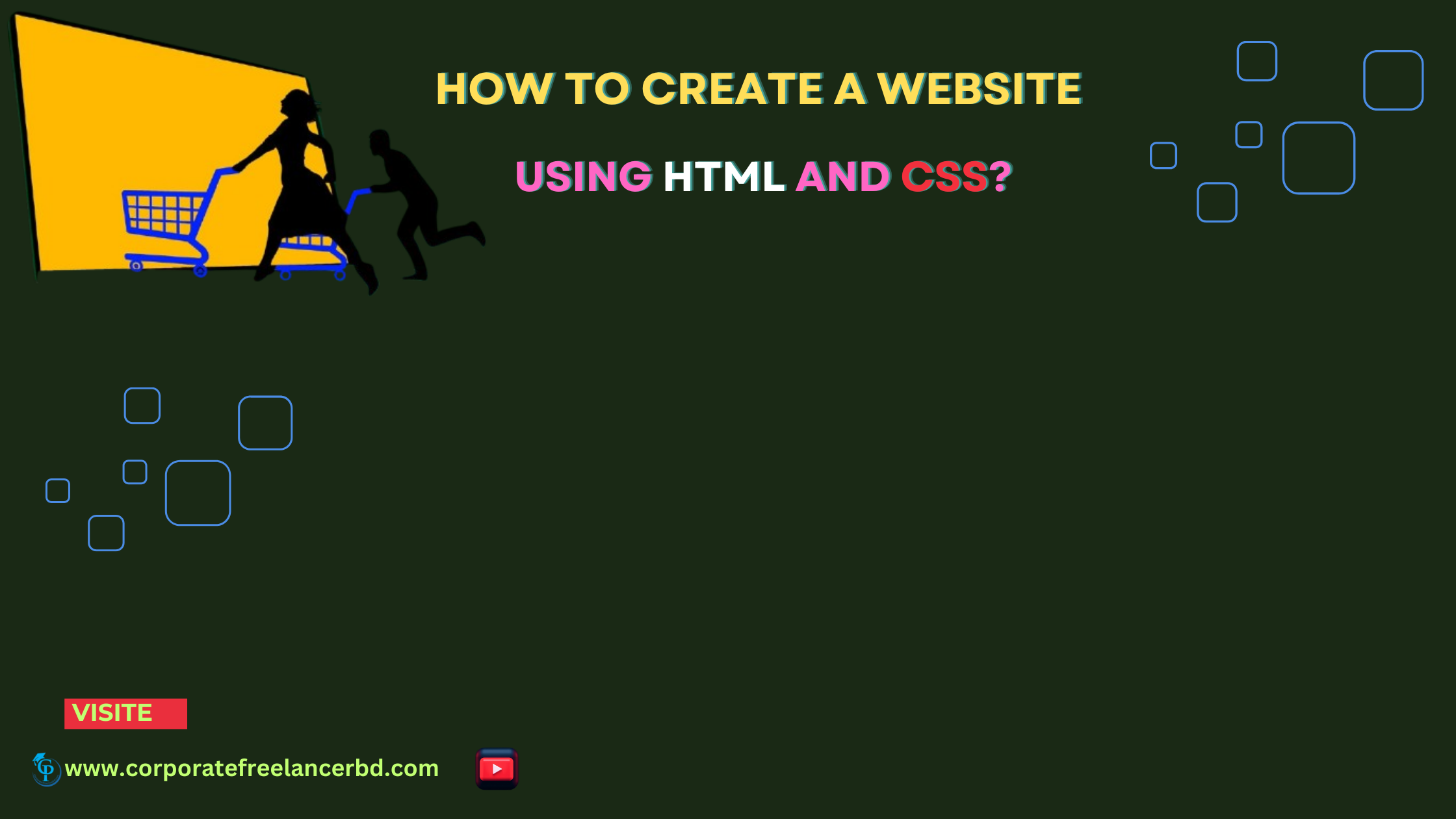 create website by HTML & CSS