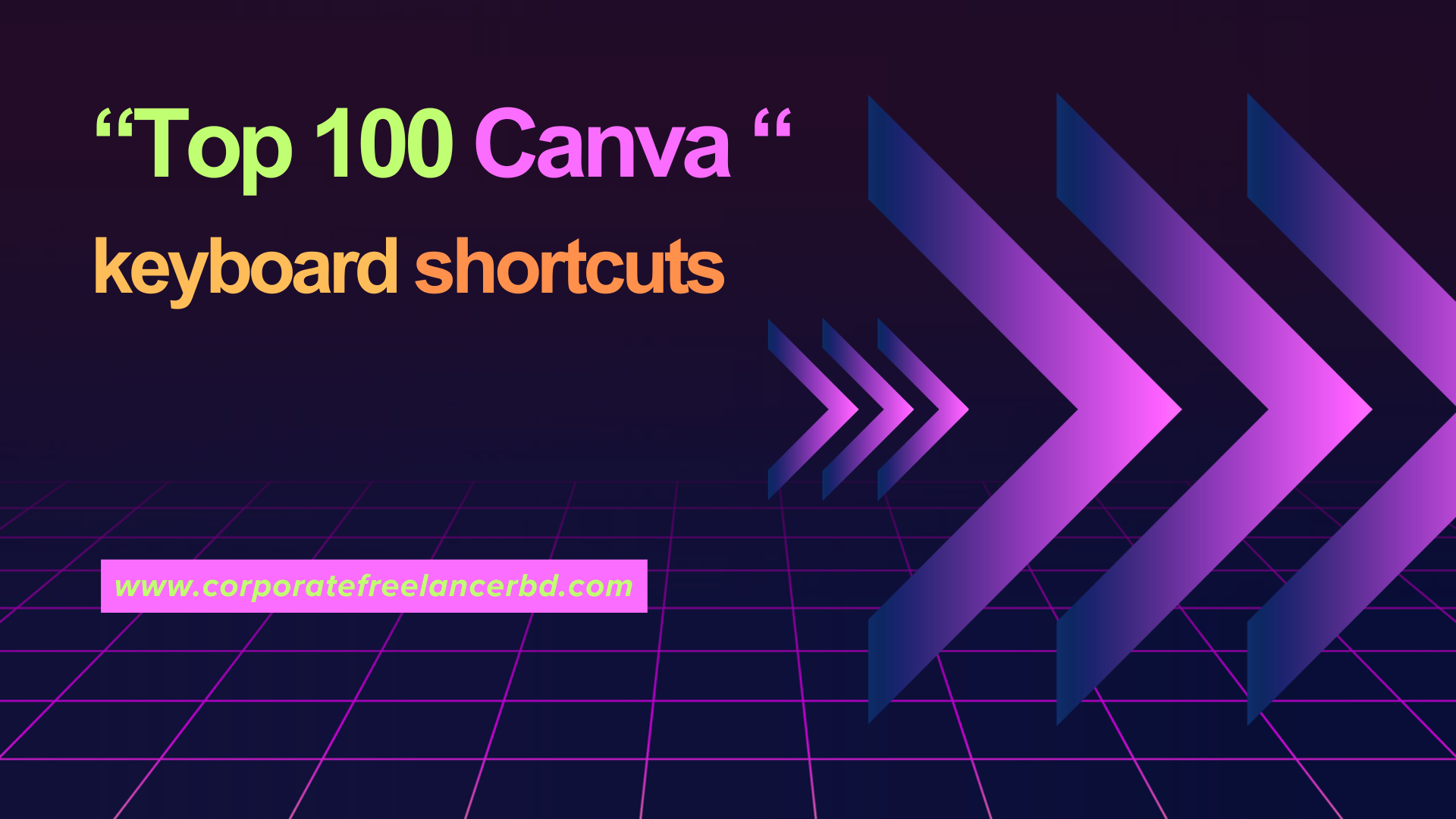 "Designer's hands using keyboard shortcuts while creating graphics in Canva on a laptop"