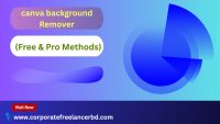 "Before/after using Canva background remover tool - free and pro methods comparison"